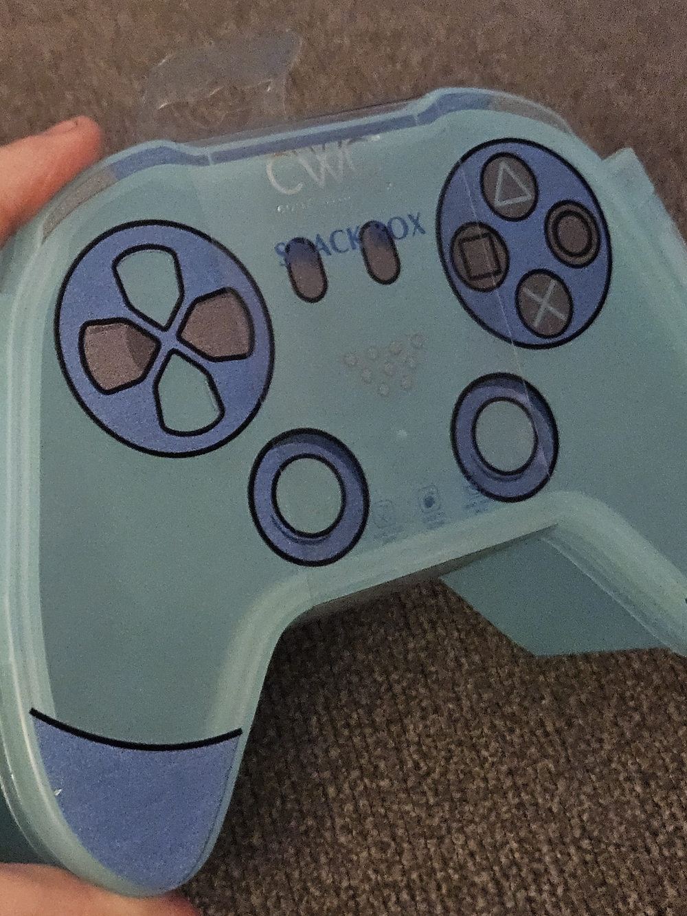 CWC Cook With Color Game Controller Snack Box - Teal Blue - Picture 16 of 16